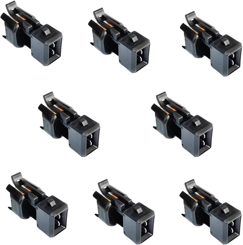DEVMO 8Pcs Fuel Injector Connectors Adapter Plug LS1 EV1 to EV6 EV14 USCAR LS2 LS3 LSX LT1 Fuel Injector Connectors Adapter - Image 2